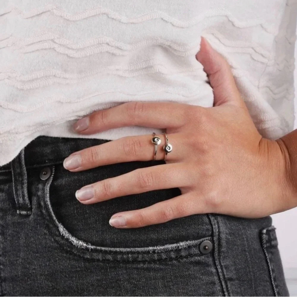 Calvin Klein  2 PRECIOUS RING Set NIB